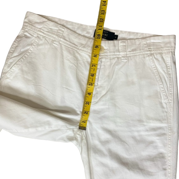 EUC J. Crew White Cotton Chino Pants (E-1) - Picture 4 of 9